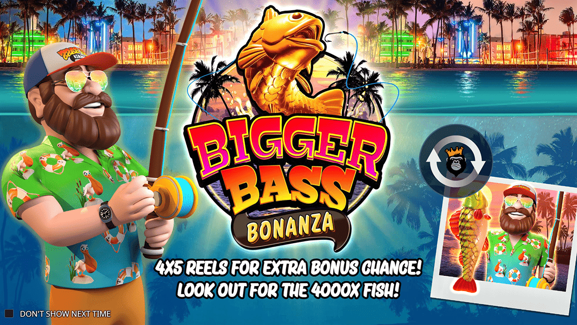 Bigger Bass Bonanza oyun görseli
